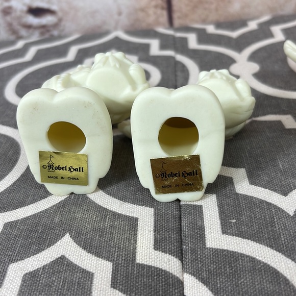 Set of Four Robel Ball Mini Angel Candlesticks - Picture 11 of 11